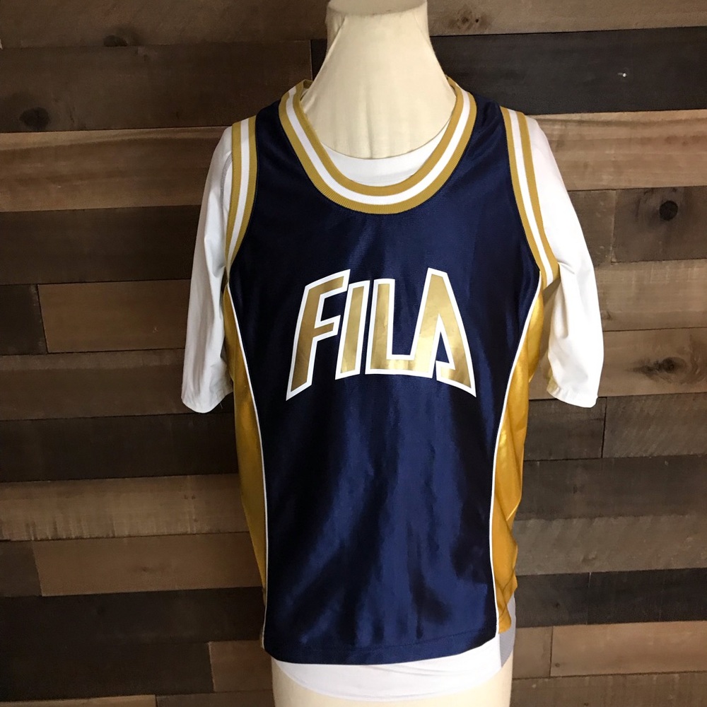 Fila for urban outfitters basketball‎ jersey small